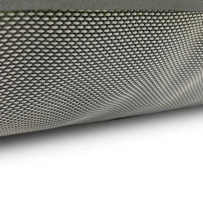 Splash Waterproof Outdoor Triangle Bean Bag - Warm Grey - 4 - Mesh texture with intricate patterns, Gray and white color