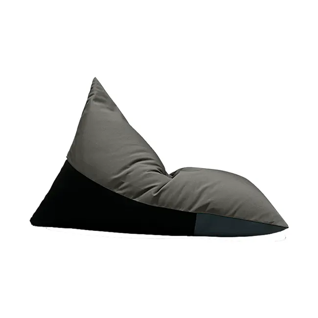 Splash Waterproof Outdoor Triangle Bean Bag - Warm Grey - 8 - Modern cushion, minimalist design, ergonomic shape