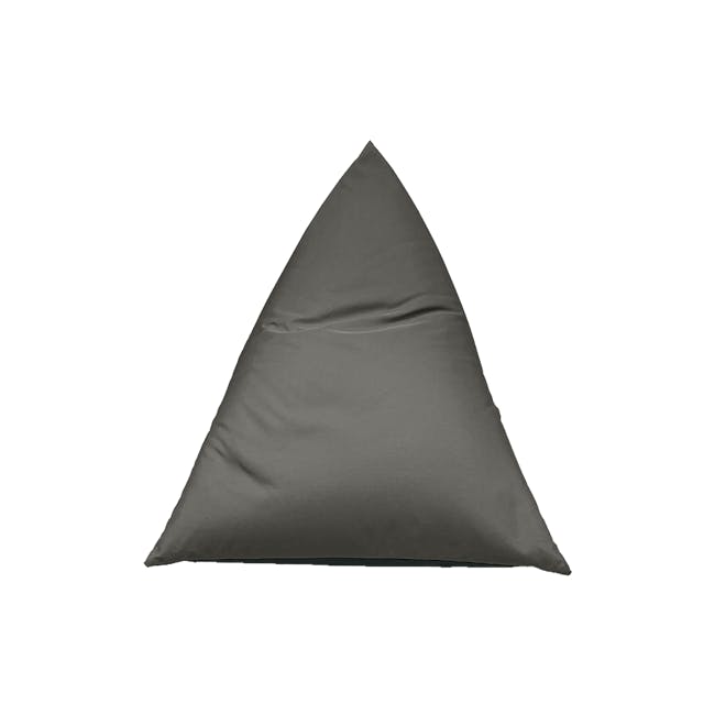 Splash Waterproof Outdoor Triangle Bean Bag - Warm Grey - 6