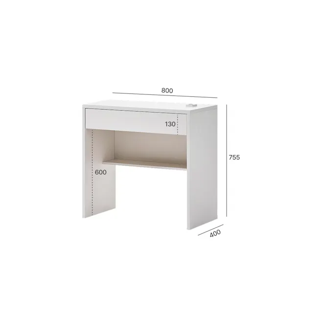 Bonnie Dressing Table 0.8m - Oak - 14