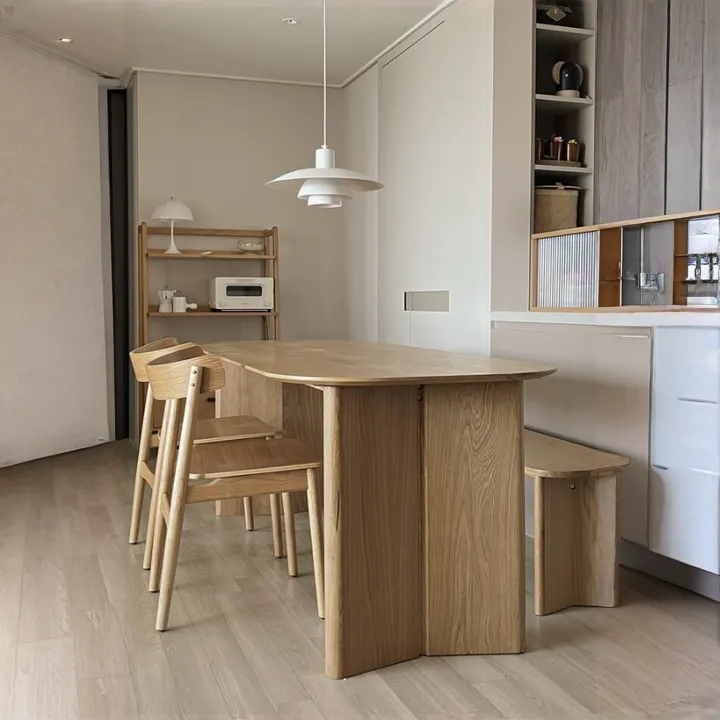Benn Dining Chair - 10 - Wooden dining table, minimalist kitchen, modern dining room, light wooden chairs, sleek dining