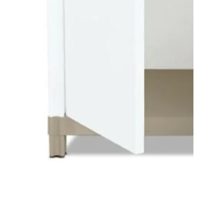 Flo 4-Door Tall Storage Cabinet - Snow - 4