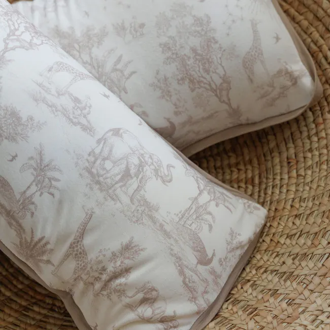 House of Holly Luxe Cloud Pillow - Savanna Toile Sand (3 sizes) - 4