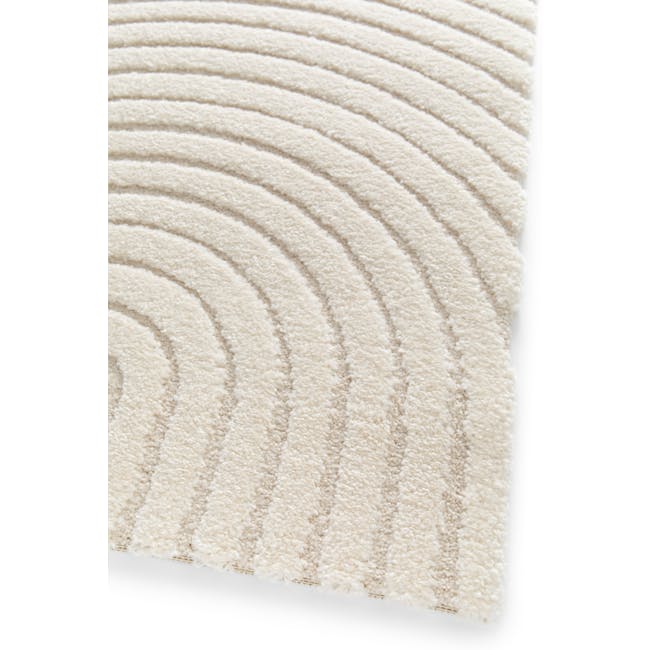Cocoon High Pile Rug - Ivory Arches (2 Sizes) - 3