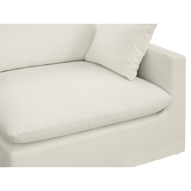 Russell 4 Seater Sofa - Oat (Eco Clean Fabric) - 5