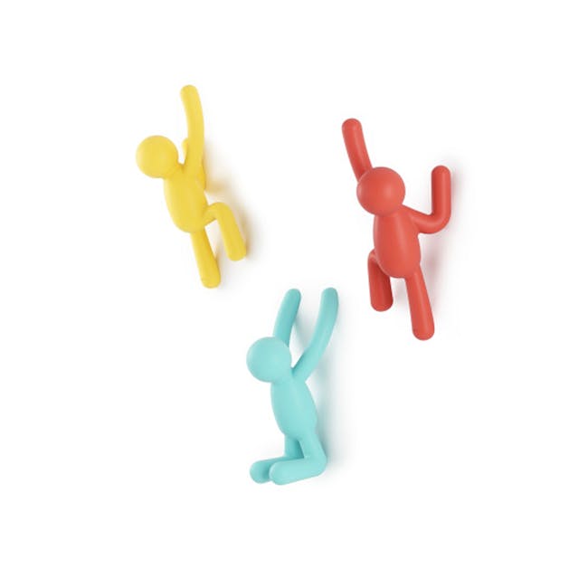 Buddy Wall Hook - Primary (Set of 3) - 0
