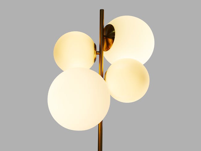 Lyka Marble Floor Lamp - White - 6