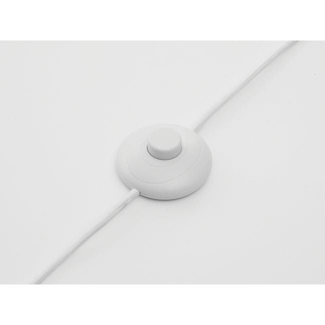 Lyka Floor Lamp - White Marble - 6 - White, circular, wireless, Bluetooth, charging pad, sleek design, ergonomic, ergonomic