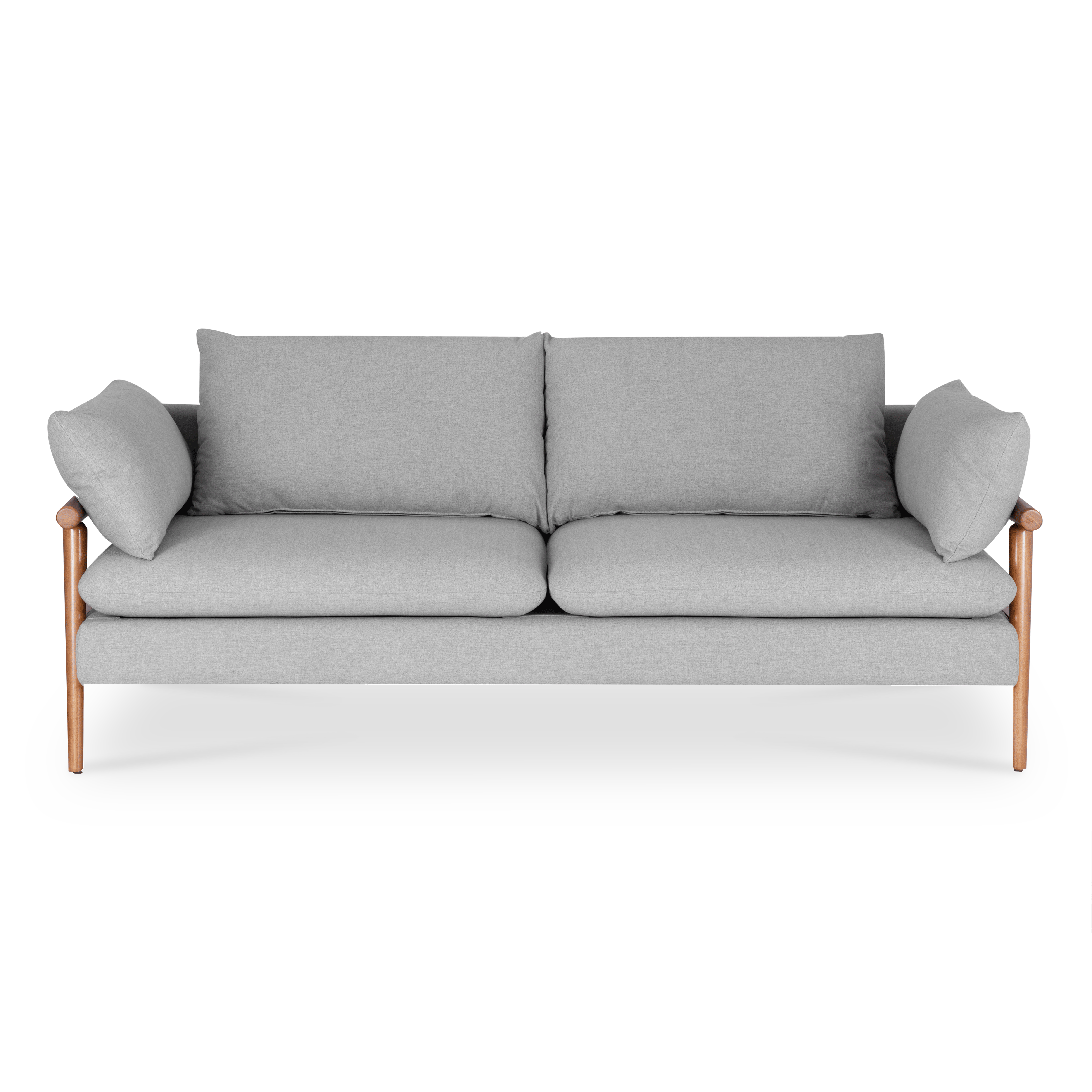 Astrid 3 Seater Sofa - Natural, Slate