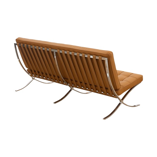 Benton 3 Seater Sofa - Tan (Genuine Cowhide) - 3