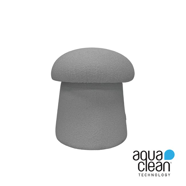 Mushi Ottoman - Grey Boucle (Aqua Clean) - 2