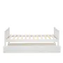 Miko Single Trundle Bed - White - 7