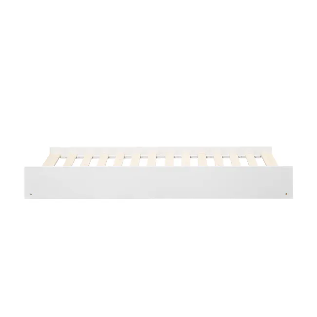 Miko Single Trundle Bed - White - 21
