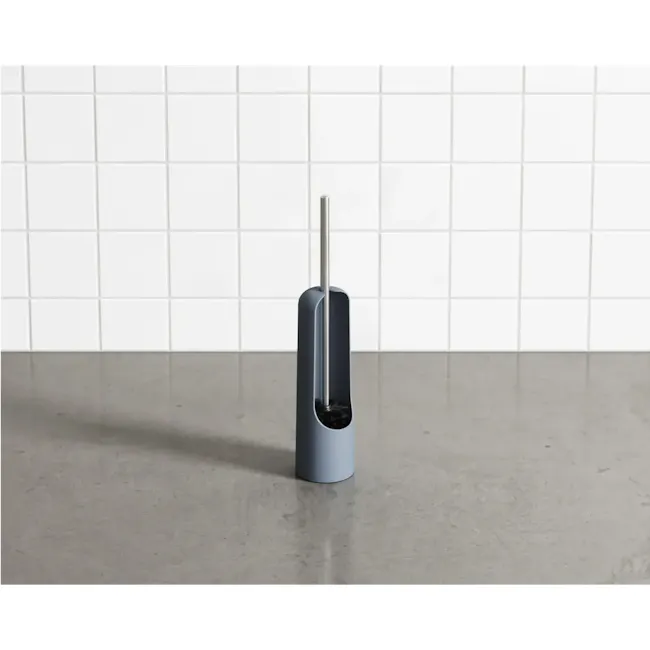 Touch Toilet Brush - Slate Blue - 2