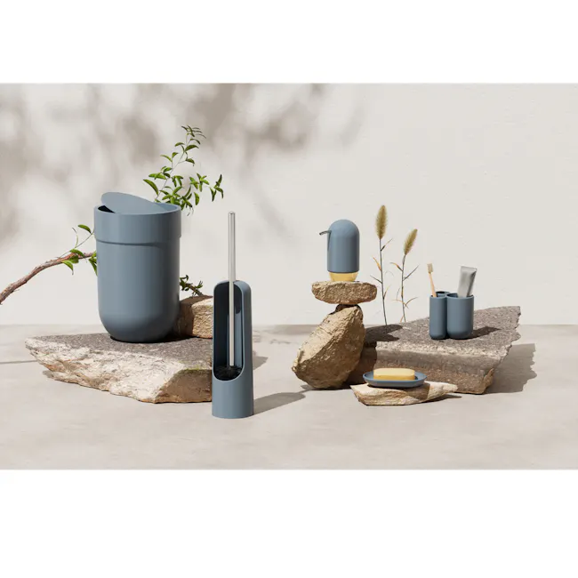 Touch Toilet Brush - Slate Blue - 9