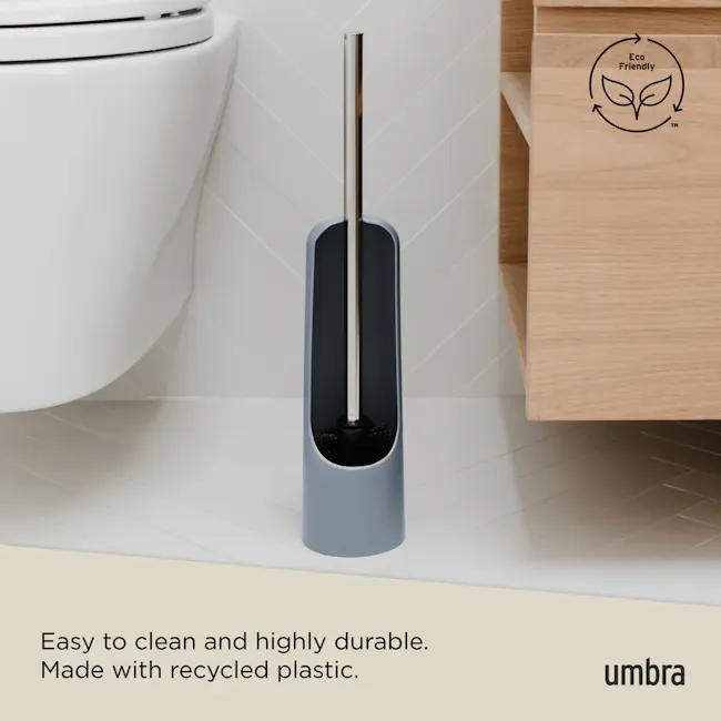 Touch Toilet Brush - Slate Blue - 3