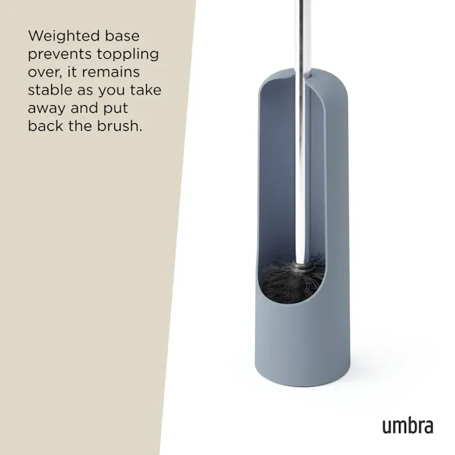 Touch Toilet Brush - Slate Blue - 4