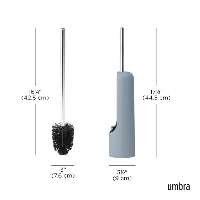 Touch Toilet Brush - Slate Blue - 6