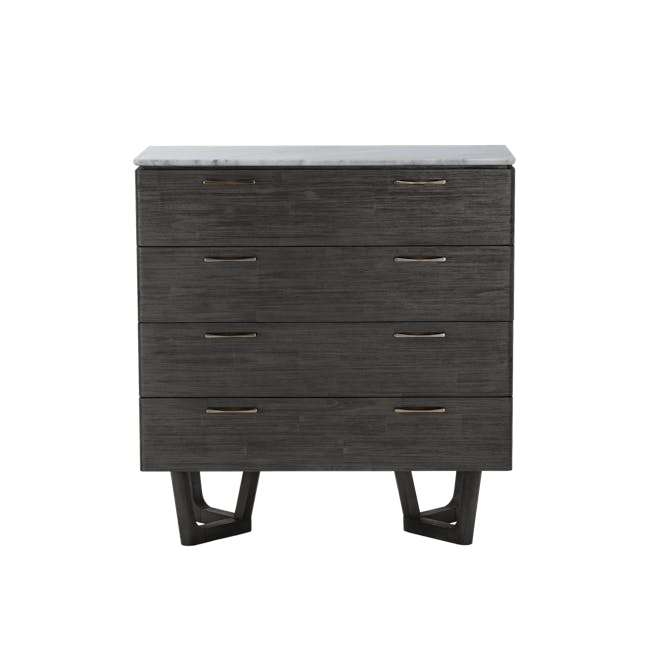 Carson Marble 4 Drawer Chest 1m - 0