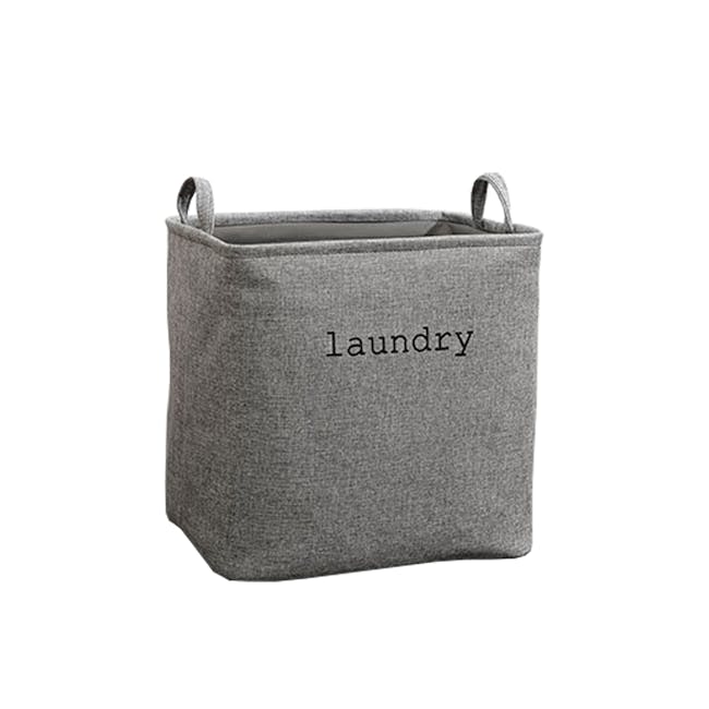 Idaho Laundry Basket - Grey - 0