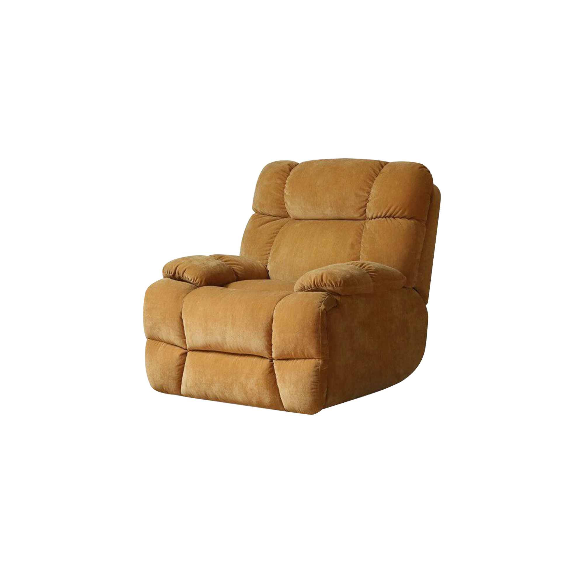 Polo Manual Recliner Lounge Chair - Mustard