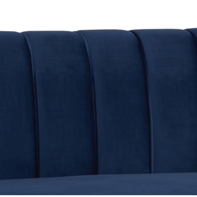 Tyna 3 Seater Sofa - Peacock Blue (Velvet) - 3