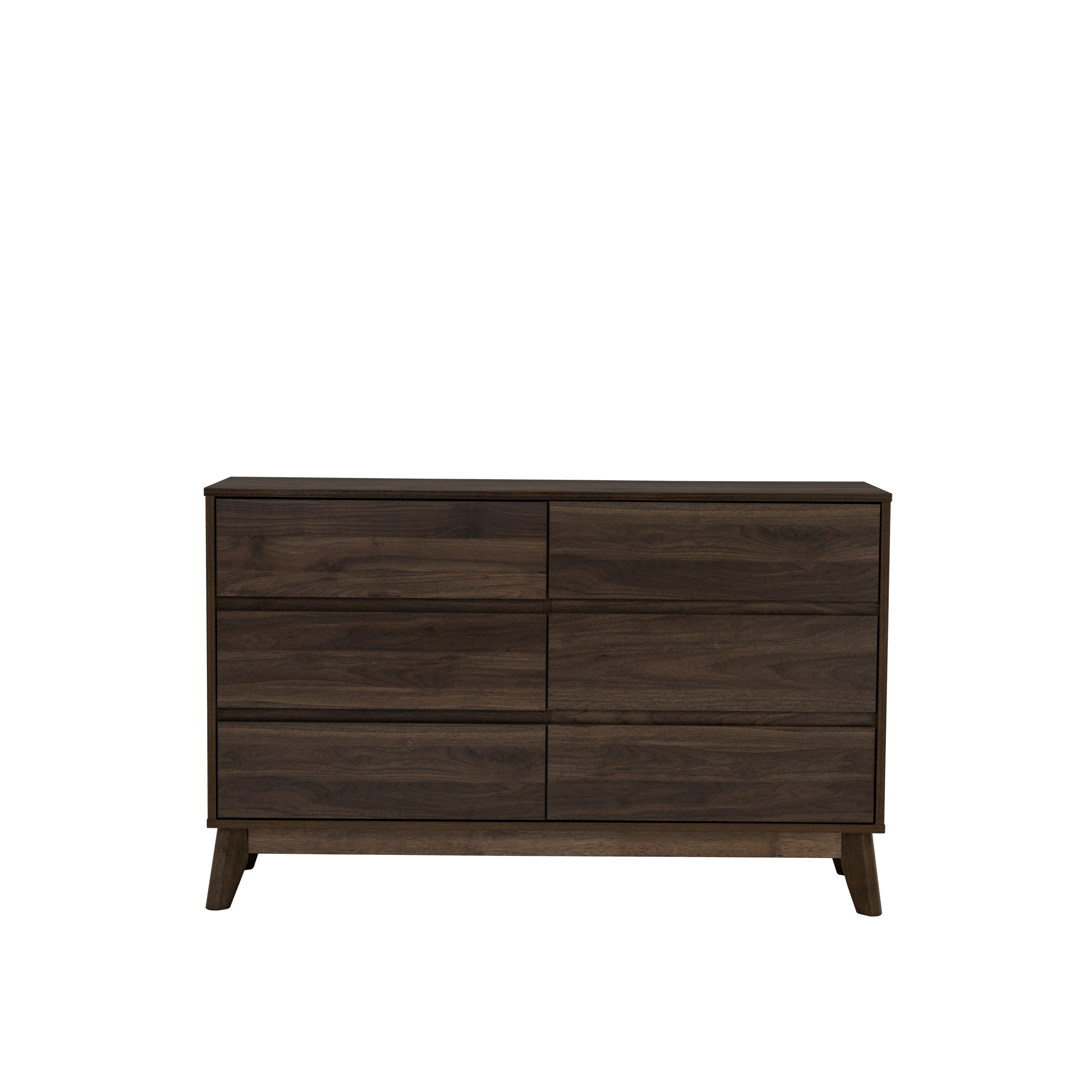Herschel 6 Drawer Chest 1.2m - Walnut