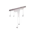 Dripping Paint Door Hook Hanger - White