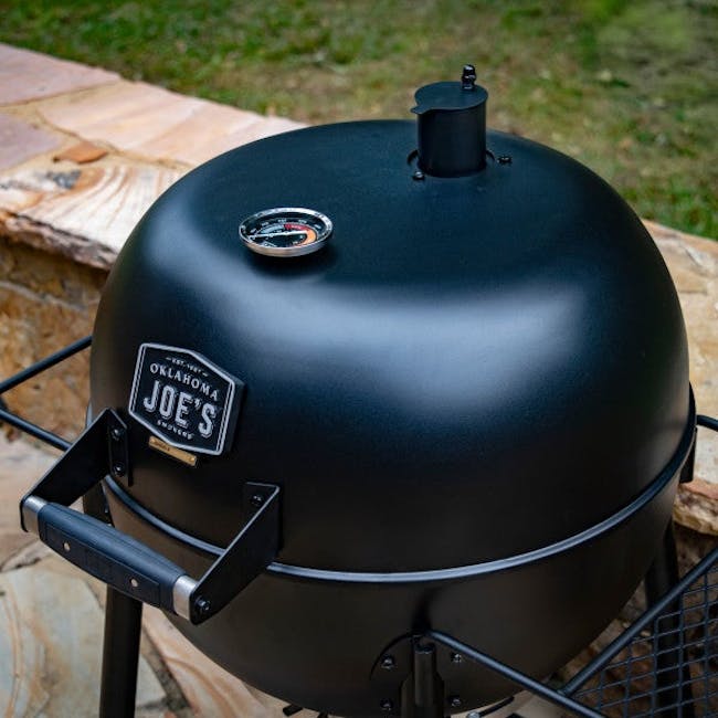 Char-Broil Oklahoma Joe's Blackjack Kettle Charcoal Grill - 2 - black grill, outdoor cooking, charcoal grill, black metal