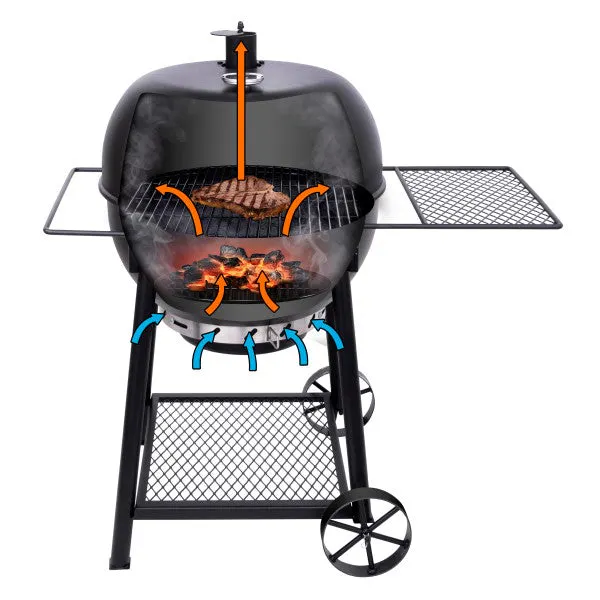 onlyfire Edelstahl Kohlekorb BBQ Kraftstoff Dome für Weber Kugelgrill, Holzkohlegrill und Andere