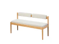 Niel Bench 1.25m - Oak, Gravel White