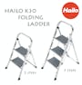 Hailo K30 Light Weight 2 Step Folding Ladder - 1