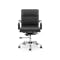 Elias Soft Pad Mid Back Office Chair - Black (PU)