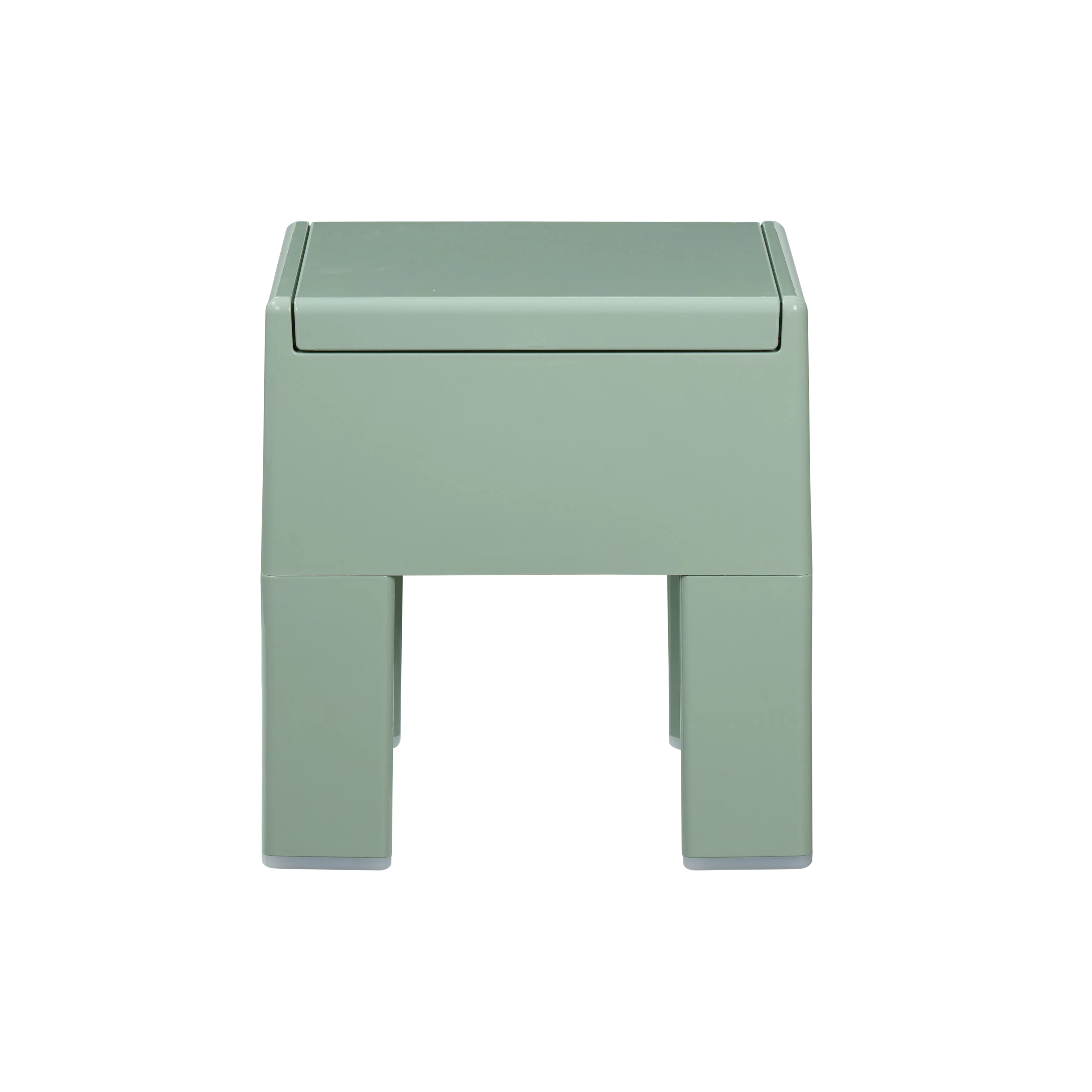 Venda Storage Stool - Sage Green - 12 - Eco-friendly, sustainable, modern, minimalist, contemporary, stylish, functional