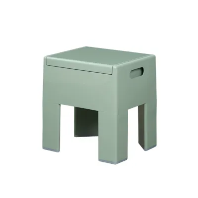 Venda Storage Stool - Sage Green