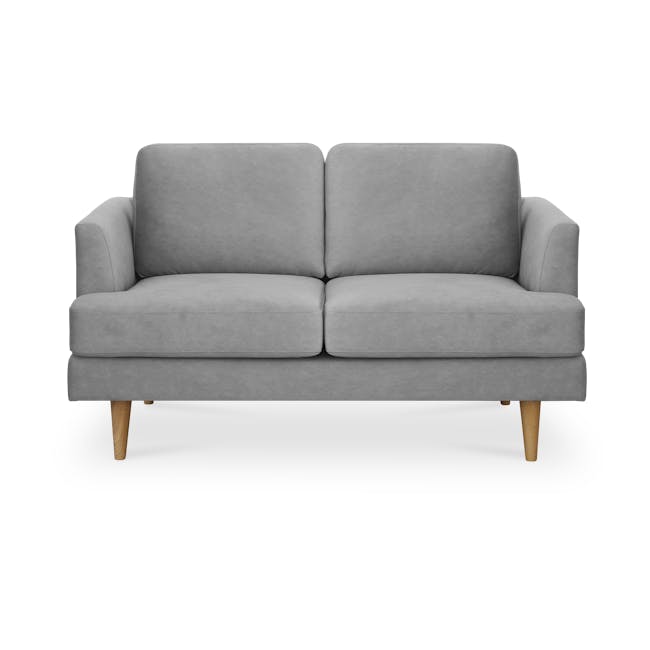 Soma 2 Seater Sofa with Soma Armchair - Grey (Scratch Resistant) - 5