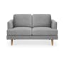 Soma 2 Seater Sofa with Soma Armchair - Grey (Scratch Resistant) - 11