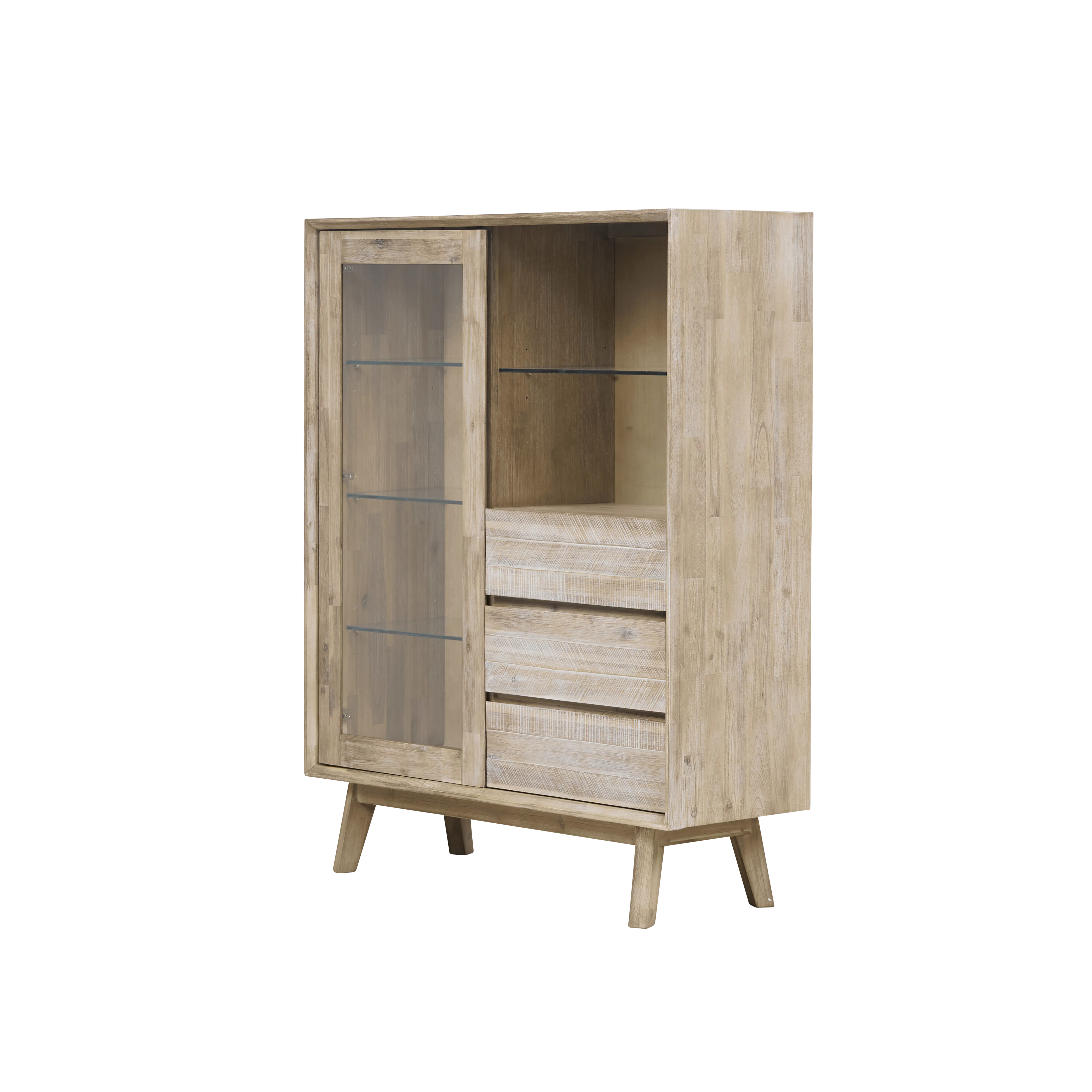 (As-is) Leland Tall Display Sideboard 1.1m - 13