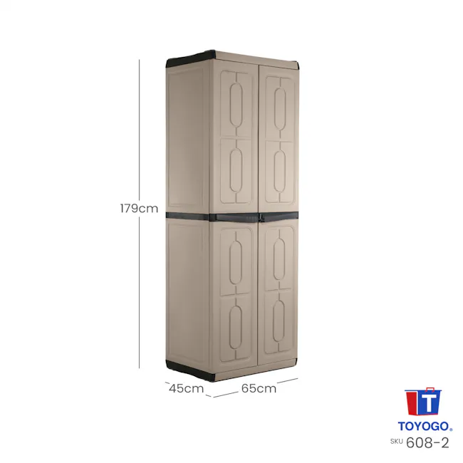 TOYOGO Italian DIY Closet High - Beige - 4