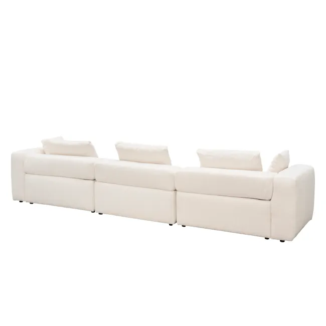 Blanca Left Arm Sofa Unit (Down Feathers) - 9