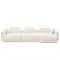 Blanca 4 Seater L-Shaped Sofa (Down Feathers)