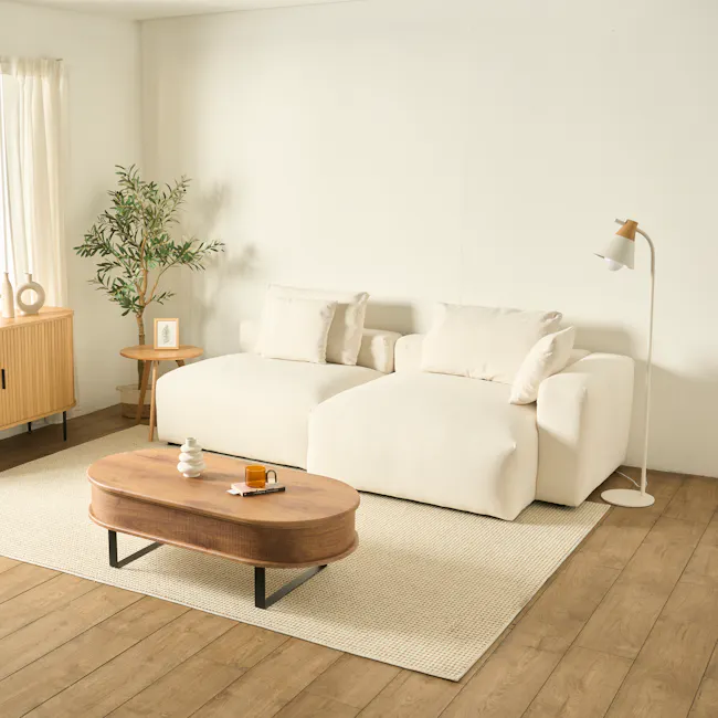 Blanca Right Arm Sofa Unit (Down Feathers) - 6