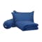 Erin Bamboo Duvet Cover 4-pc Set - Midnight Blue (4 sizes) - 0