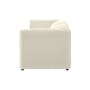 Artemis 3 Seater Sofa - White Boucle (Spill Resistant) - 3