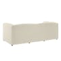 Artemis 3 Seater Sofa - White Boucle (Spill Resistant) - 4