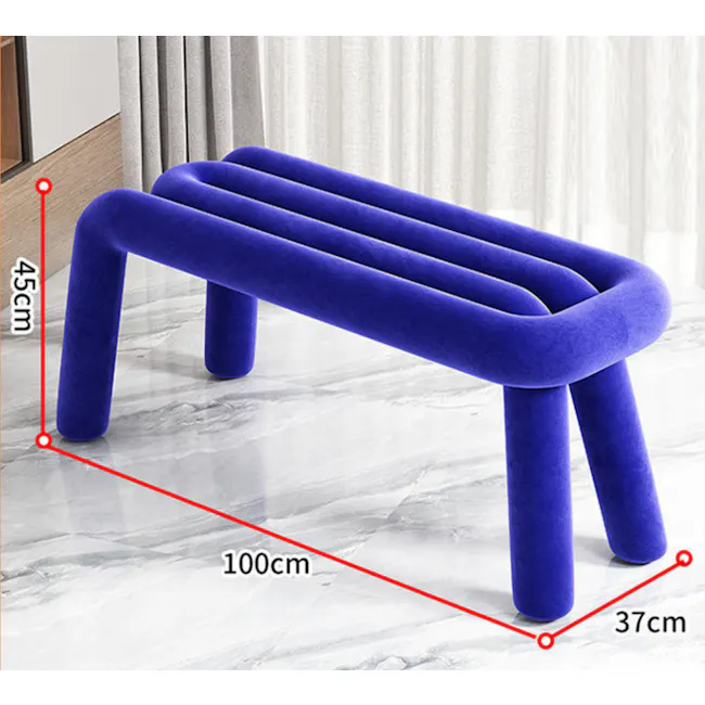 Pilo Bench 1m - Mint Green (Velvet) - 9
