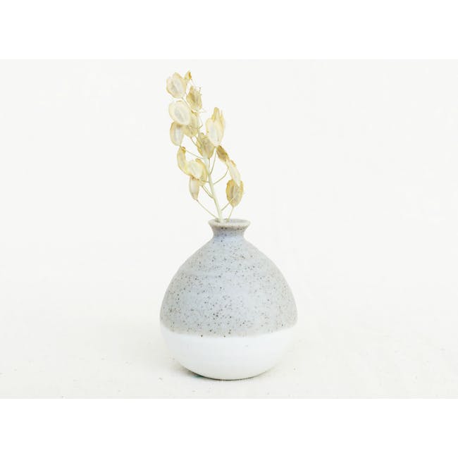 Mini Vase 5 cm - Pastel Grey - 0