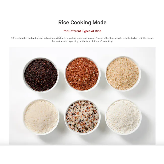 Hitachi Microcomputer Rice Cooker 1.8L - RZ-S18VN - 11