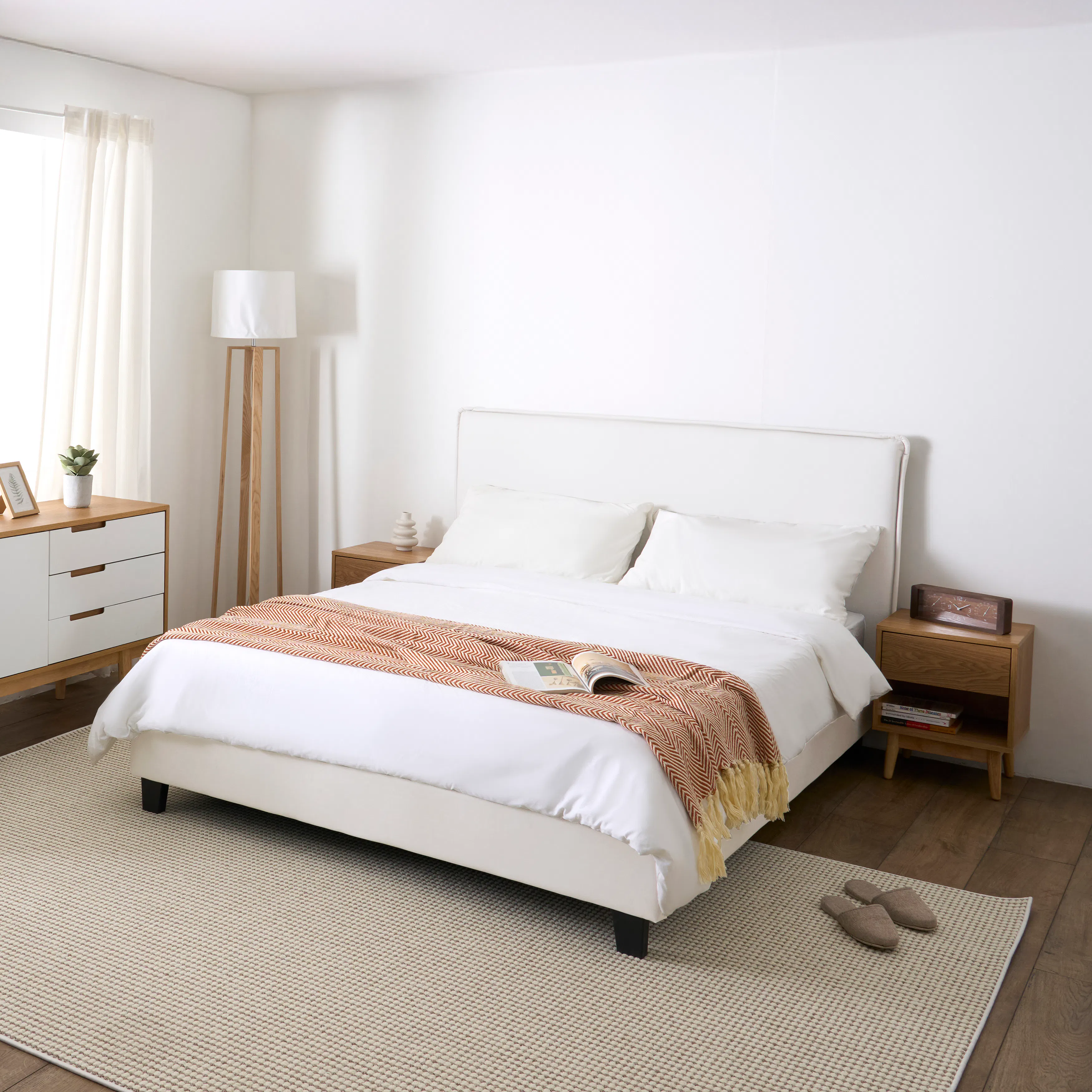 Arthur King Divan Bed - Ivory (Pet Friendly) - 14