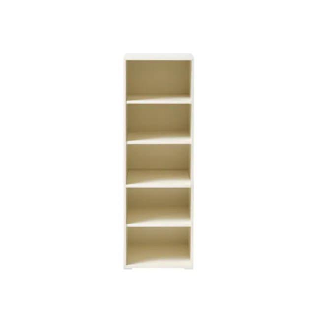 Rio Modular 5-tier Shelf 0.4m - 1 - White, minimalist, empty, shelf, minimalist design, modern shelving, empty niches, empty